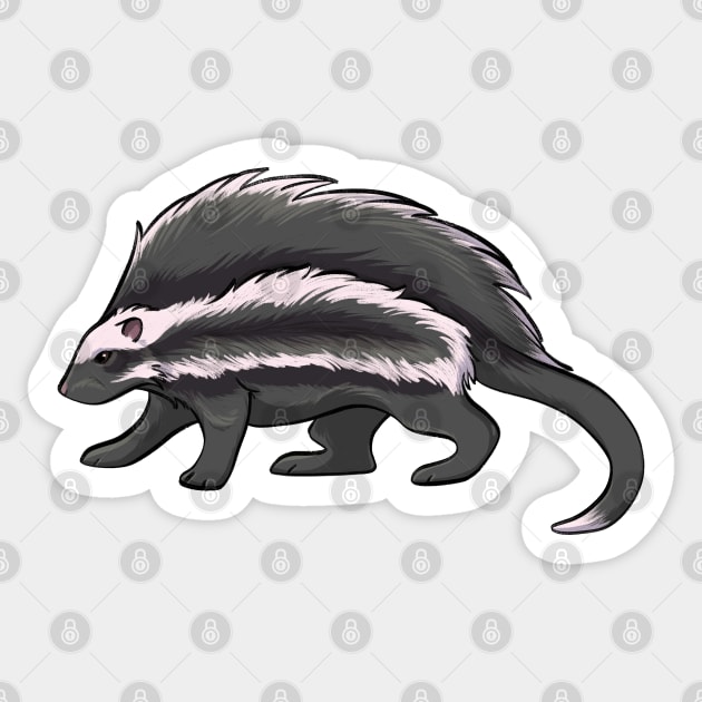 Maned Rat Sticker by DeguArts